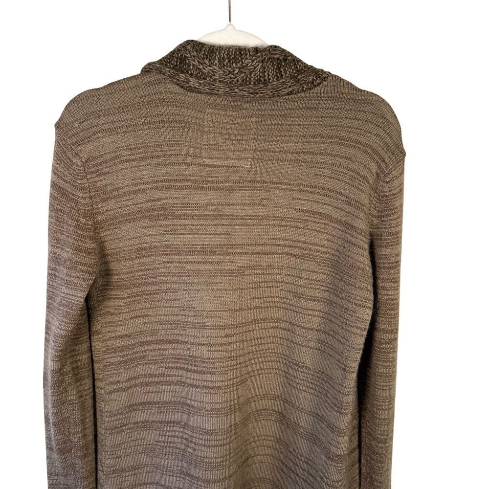 Urban Behavior Brown Knit Open Cardigan Size S Boho Cozy Neutral Fall Winter - Picture 15 of 16